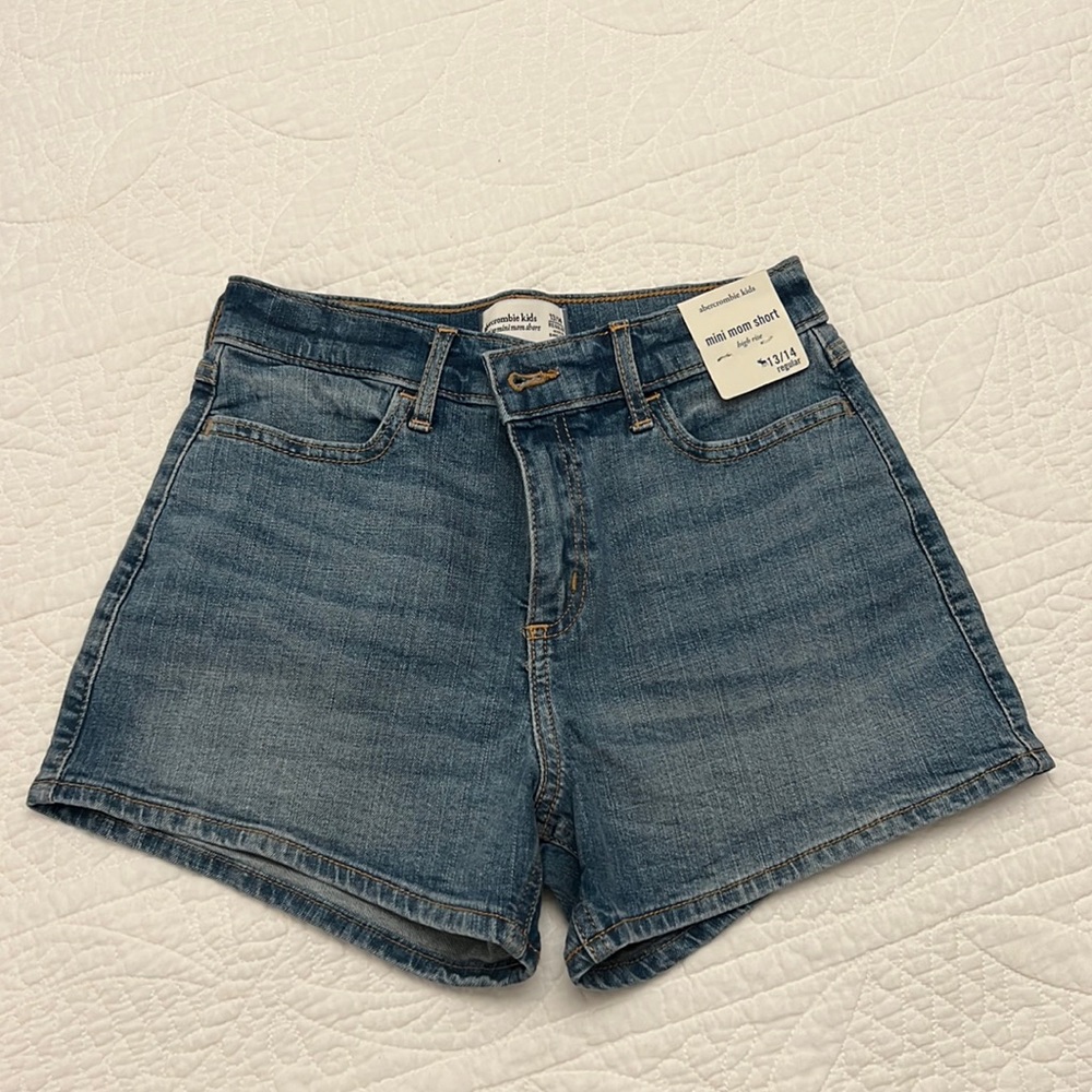 Abercrombie kids mini mom shorts 13/14